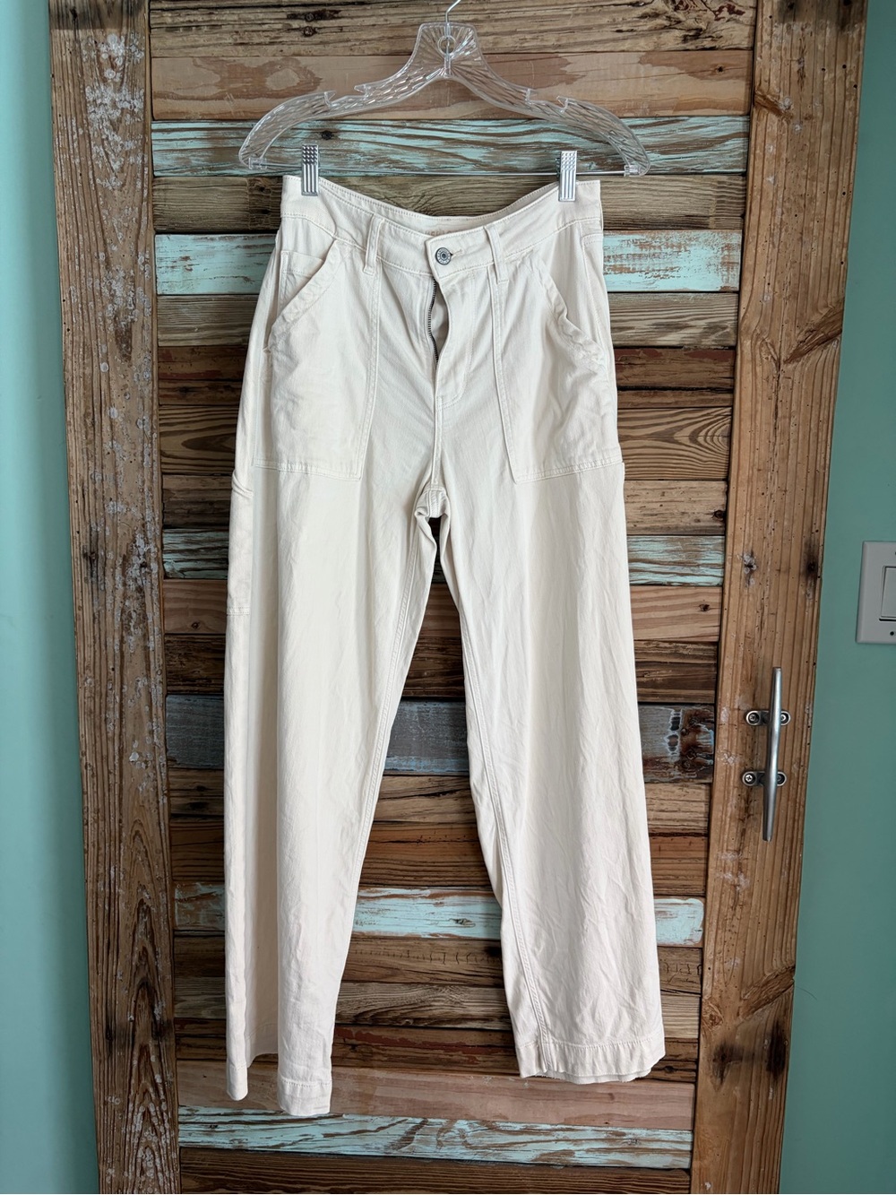 American Eagle Super High-Rise Baggy Wide Leg Black Jeans Size 4